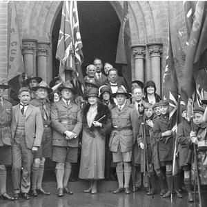 Scouts attend a Church Parade