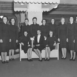 Group of female shop assistants