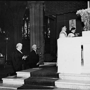Legal ceremony at St Mary's Cathedral