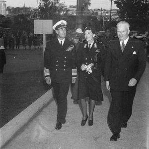 Lord and Lady Mountbatten at British Centre