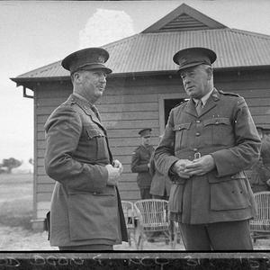 Army Service Corps officers at Liverpool Camp