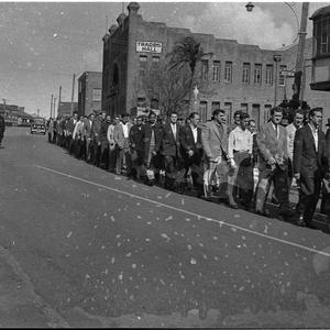 Seamen's march and wreath laying ceremony held at Newca...