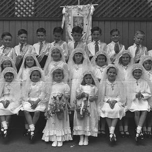 St Francis' Convent; first communion