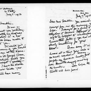 File 39: Miles Franklin General Correspondence, 1950-19...