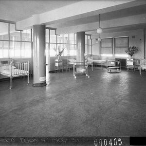 Section of one of the wards, Rachel Forster Hospital