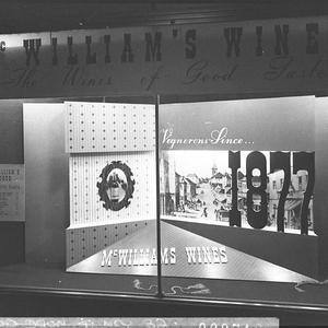 McWilliams' Wines 70th anniversary display