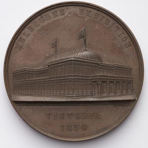 Item 0010: Melbourne Exhibition medal, 1854