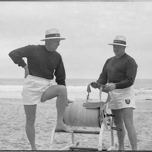 Beach inspectors at Newcastle beach