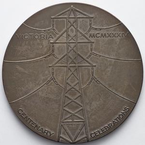 Item 0551: Victoria Centenary medal, 1934