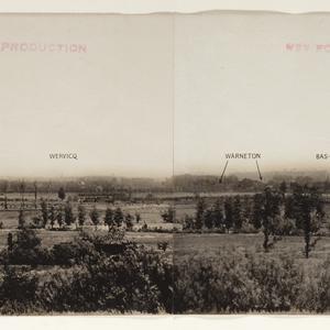 Item 4: [Panorama showing] Avenue Farm, Commines, Wervi...