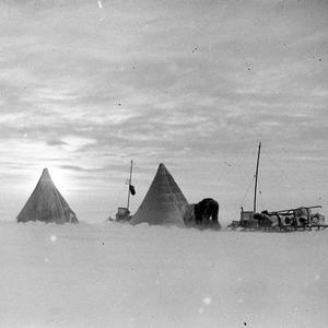 H615: Camp on the plateau. Southern Journey / Frank Hur...