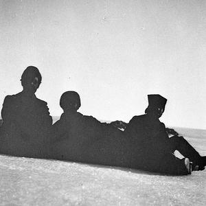 Q452: Sailors photographed on the neve slopes at Cape D...