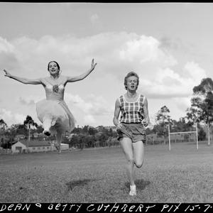 Ballet - Beth Dean and Betty Cuthbert, Parramatta, 15 July 1959 / photographs by Lynch