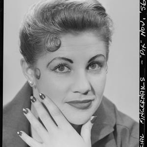 Artificial fingernails, November 1956 / photographs by ...