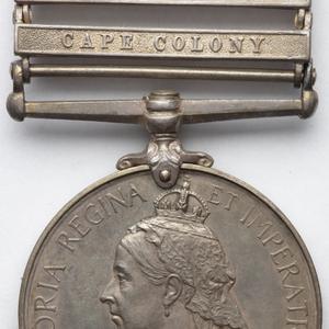 Item 1321: Queen's medal, South Africa, [between 1899? ...