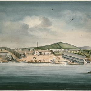 Item 05: A north east view of Macquarie Harbour, 1833 /...