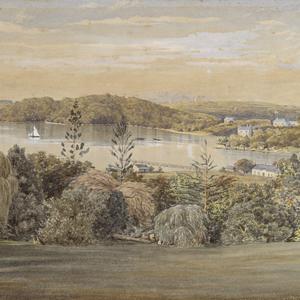 Item 06: View of Double Bay, Sydney Harbour, 18-- / dra...