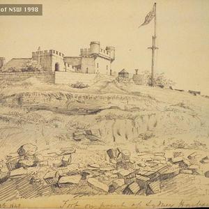 Item 03: Fort on point of Sydney Harbour