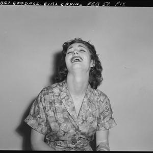 Margaret Goodall - girl crying, February 1958