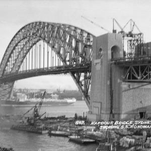 Samuel Wood - postcard photonegatives of Sydney Harbour...