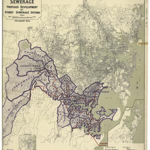 Sewerage [cartographic material] : proposed development...
