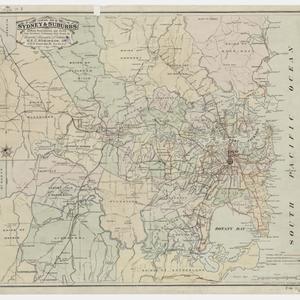 General map of Sydney & suburbs shewing municipalities ...