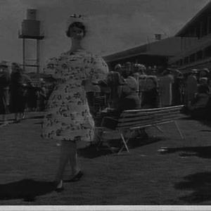 1959 Spring meeting fashion parade at Randwick Racecour...