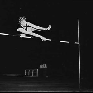 US (?) female high jumper at the British Empire & Commo...