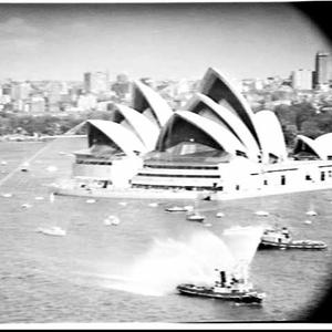 Official opening of the Sydney Opera House from the Har...