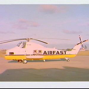 Westland Wessex (?) helicopter in Airfast livery, Masco...