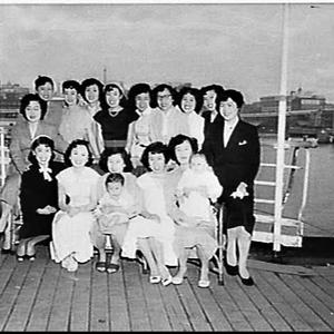 Japanese war brides arrive on the New Australia