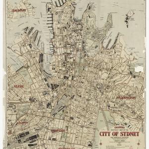 District map of the City of Sydney [cartographic materi...