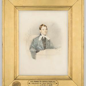 His Honor Mr Justice Dowling, afterwards Sir James Dowl...