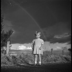 File 31: Little girl in thunderstorm, Penrith, July 194...
