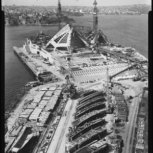 File 033: Sydney Opera House construction progress, Sta...