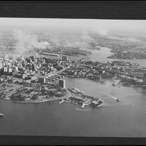 File 002: Aerial view of Bennelong Point before commenc...