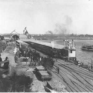 The North Shore Terminal [i.e. opening of the railway s...