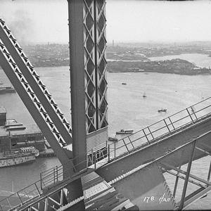 Detail of stairway over arch, Sydney Harbour Bridge Cel...
