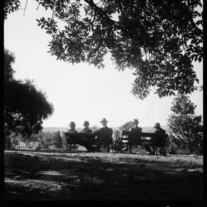 File 02: Men on benches, 1938 / photographed by Max Dup...