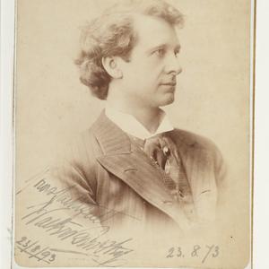 Walter Bentley, actor, 1893 copy of 1873 portrait / Van...