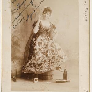 Agnes Janson, Swedish mezzo-soprano, as Carmen, 1900 / ...