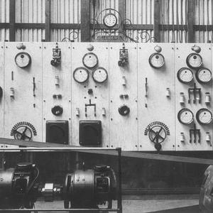 First town electricity supply, control board - Cobar, N...