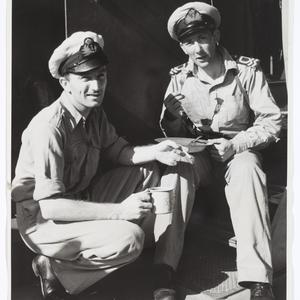 Lieutenant John Noyes and Lieutenant Jim McCusker of th...