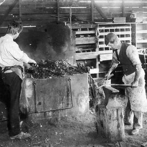 Blacksmith's shop, Dookie Agricultural College - Sheppa...