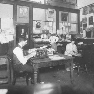 Interior office at McClures Department Store - Hay, NSW