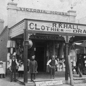 R K Hall, clothier & draper, "Cheap Cash Store" - Parke...