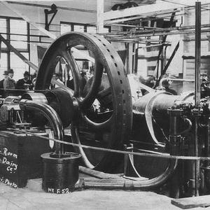 Engine room in Manning River Coop Dairy Co - Taree, NSW