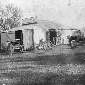 William Baird's Blacksmith shop - Albury district, NSW