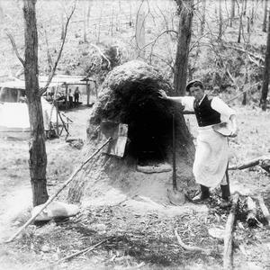 Ants' nest oven on W R H Scott's property, 35 mile from...