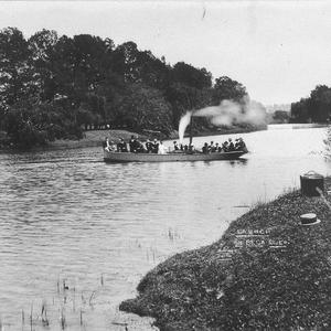 "Rose of Eden", steam launch, used by Gowing family of ...